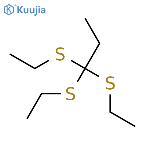 Propane, 1,1,1-tris(ethylthio)- structure