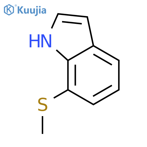7-(Methylthio)-1H-indole structure