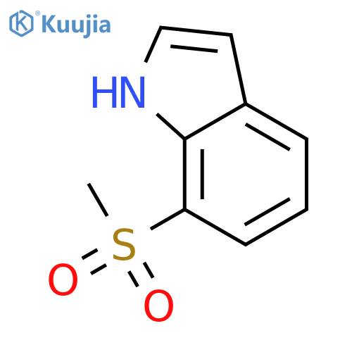 7-methanesulfonyl-1H-indole structure
