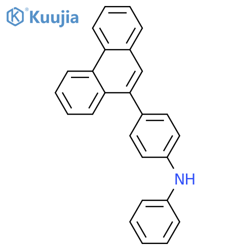 (4-Phenanthren-9-yl-phenyl)-phenyl-amine structure