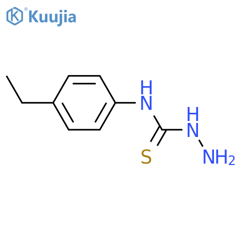 4-(4-Ethylphenyl)-3-thiosemicarbazide structure