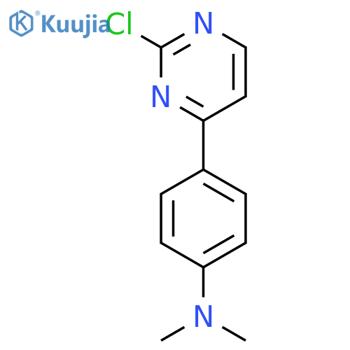 4-(2-Chloropyrimidin-4-yl)-N,N-dimethylaniline structure