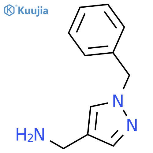 (1-Benzyl-1H-pyrazol-4-yl)methylamine structure