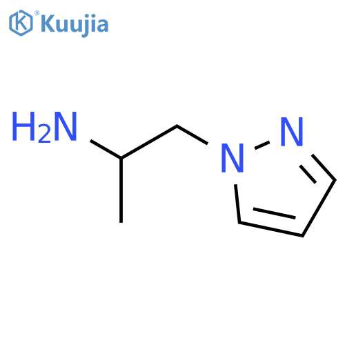 1-(1H-Pyrazol-1-yl)propan-2-amine structure
