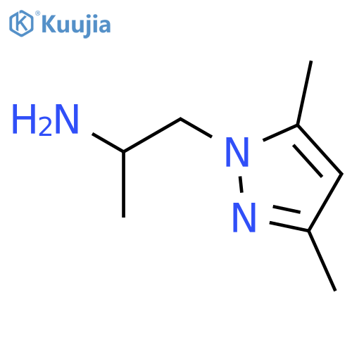 1-(3,5-Dimethyl-1H-pyrazol-1-yl)propan-2-amine structure