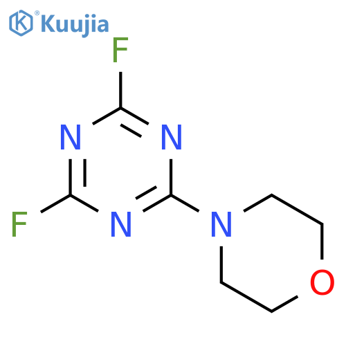 1,3,5-Triazine, 2,4-difluoro-6-(4-morpholinyl)- structure