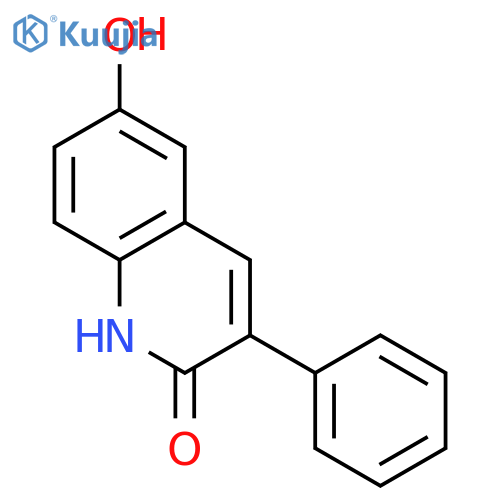 2(1H)-Quinolinone, 6-hydroxy-3-phenyl- structure