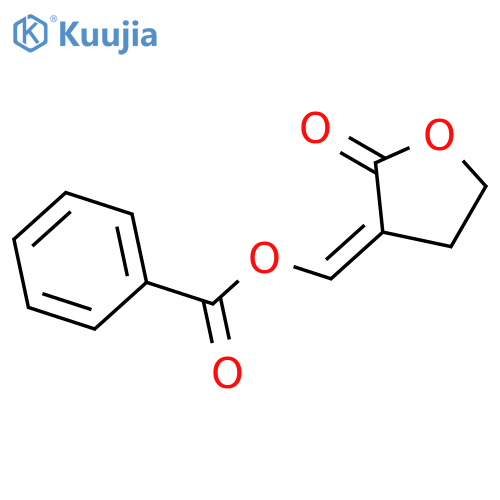 2(3H)-Furanone, 3-[(benzoyloxy)methylene]dihydro-, (Z)- structure