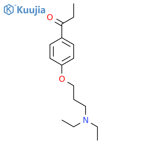 1-Propanone, 1-[4-[3-(diethylamino)propoxy]phenyl]- structure