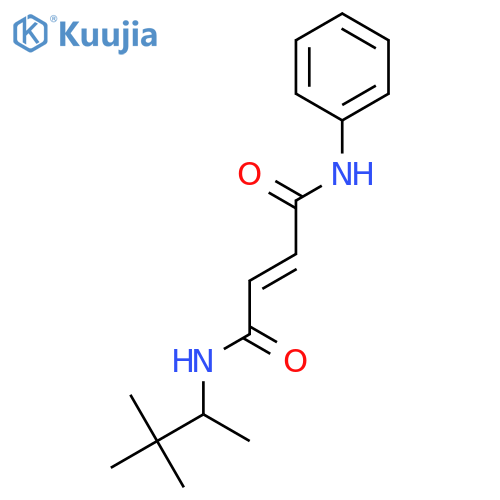 2-Butenediamide, N-phenyl-N'-(1,2,2-trimethylpropyl)- structure