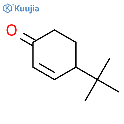 2-Cyclohexen-1-one, 4-(1,1-dimethylethyl)- structure