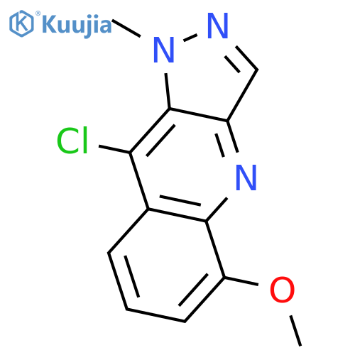 1H-Pyrazolo[4,3-b]quinoline, 9-chloro-5-methoxy-1-methyl- structure