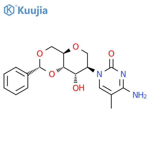 2-(2-Amino-6-Chloro-9H-Purin-9-Yl)-1,5-Anhydro-2-Deoxy-4,6-O-[(R)-Phenylmethylene]-D-Altritol structure