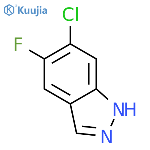 6-chloro-5-fluoro-1H-indazole structure