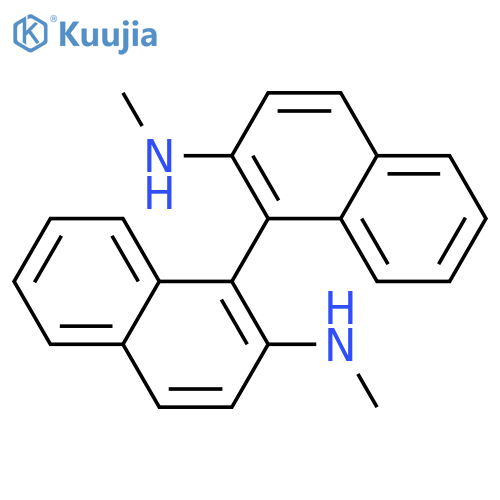 [1,1'-Binaphthalene]-2,2'-diamine,N2,N2'-dimethyl-, (1R)- structure