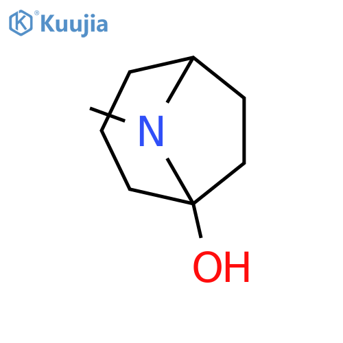 8-methyl-8-Azabicyclo[3.2.1]octan-1-ol structure
