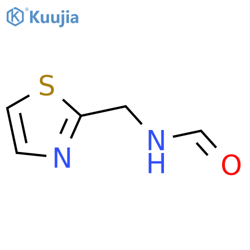Formamide, N-(2-thiazolylmethyl)- structure
