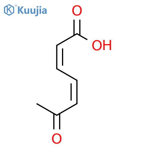 2,4-Heptadienoic acid, 6-oxo-, (2Z,4Z)- structure
