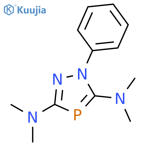 1H-1,2,4-Diazaphosphole-3,5-diamine, N,N,N',N'-tetramethyl-1-phenyl- structure