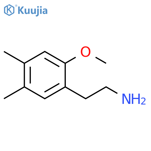2-(2-methoxy-4,5-dimethylphenyl)ethan-1-amine structure