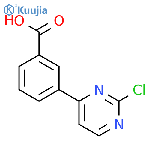 3-(2-Chloropyrimidin-4-yl)benzoic acid structure