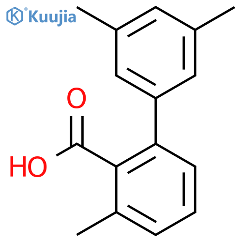 2-(3,5-Dimethylphenyl)-6-methylbenzoic acid structure
