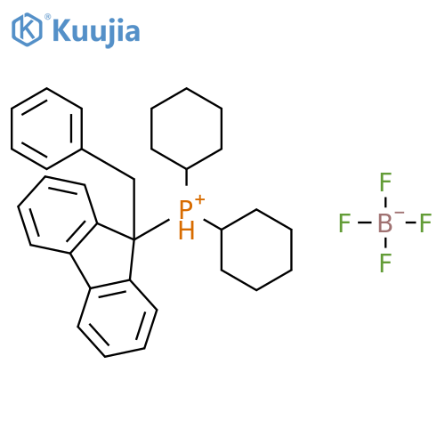 Dicyclohexyl(9-benzylfluoren-9-yl)phosphoniumtetrafluoroborate,min.97%[cataCXiumFBn] structure