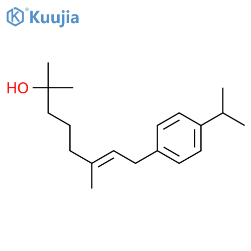 6-Octen-2-ol, 2,6-dimethyl-8-[4-(1-methylethyl)phenyl]-, (E)- structure