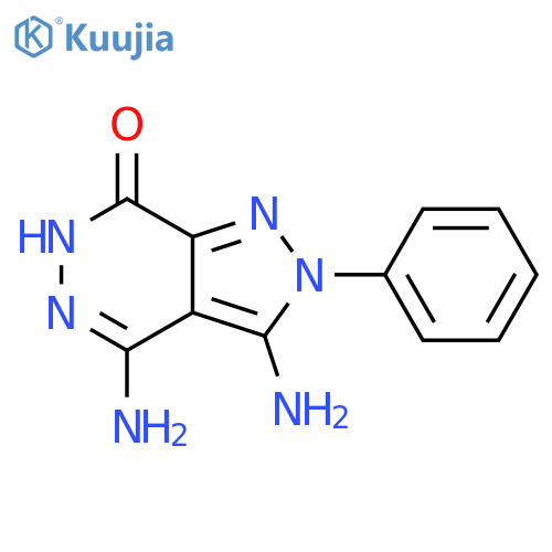 3,4-diamino-2,6-dihydro-2-phenyl-7H-Pyrazolo[3,4-d]pyridazin-7-one structure