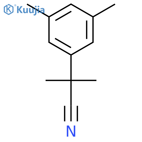 a,a,3,5-Tetramethyl-benzeneacetonitrile structure