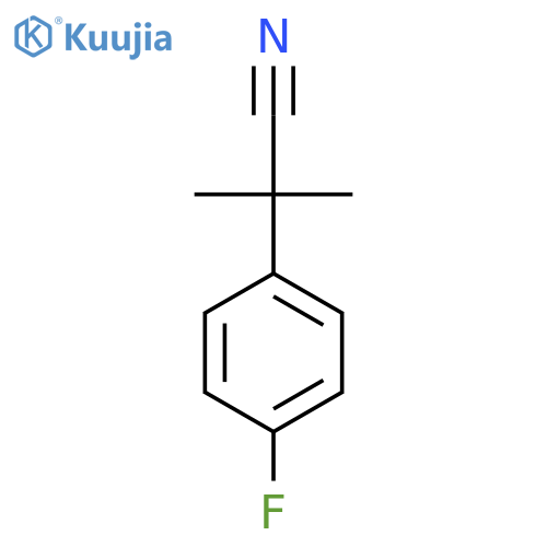 2-(4-Fluorophenyl)-2-methylpropanenitrile structure