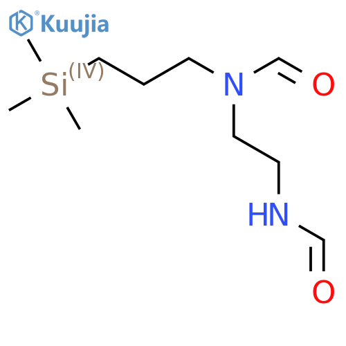 Formamide, N-[2-(formylamino)ethyl]-N-[3-(trimethylsilyl)propyl]- structure