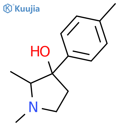 3-Pyrrolidinol, 1,2-dimethyl-3-(4-methylphenyl)- structure