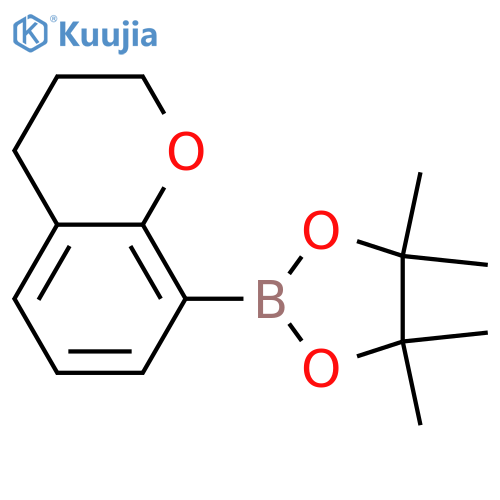 2-(Chroman-8-yl)-4,4,5,5-tetramethyl-1,3,2-dioxaborolane structure