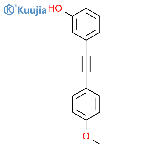 3-((4-METHOXYPHENYL)ETHYNYL)PHENOL structure