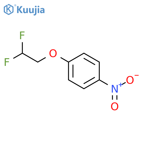 1-(2,2-difluoroethoxy)-4-nitrobenzene structure