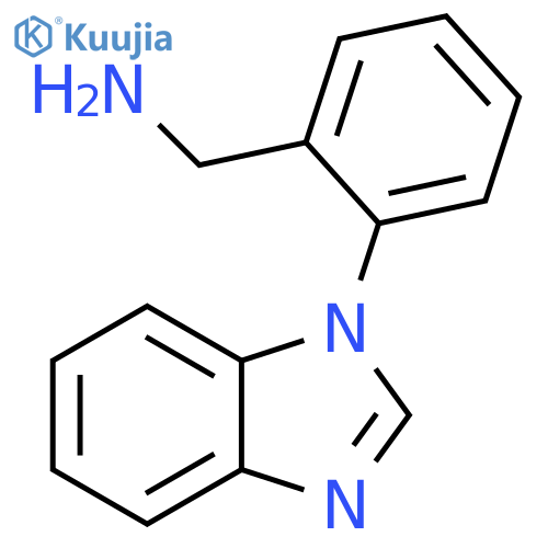 2-(1H-1,3-benzodiazol-1-yl)phenylmethanamine structure