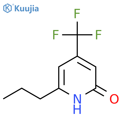 6-propyl-4-(trifluoromethyl)pyridin-2-ol structure