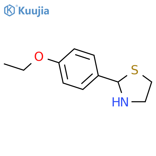 2-(4-ethoxyphenyl)thiazolidine structure