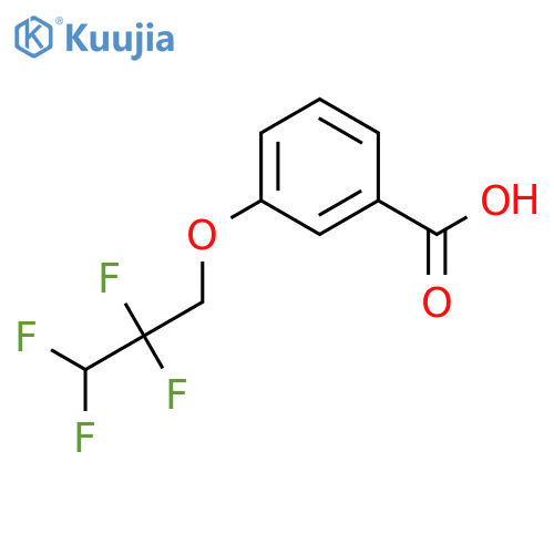 3-(2,2,3,3-tetrafluoropropoxy)benzoic acid structure