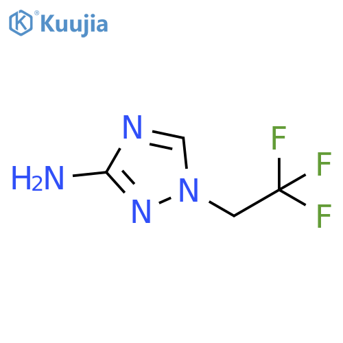 1-(2,2,2-trifluoroethyl)-1H-1,2,4-triazol-3-amine structure