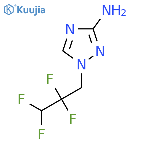 1-(2,2,3,3-Tetrafluoropropyl)-1H-1,2,4-triazol-3-amine structure