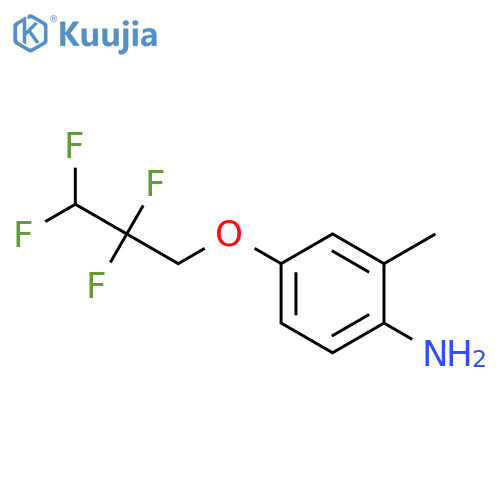 2-methyl-4-(2,2,3,3-tetrafluoropropoxy)aniline structure