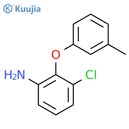 3-Chloro-2-(3-methylphenoxy)aniline structure