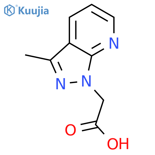 2-{3-methyl-1H-pyrazolo[3,4-b]pyridin-1-yl}acetic acid structure