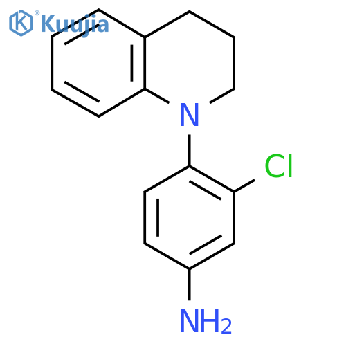 3-Chloro-4-(3,4-dihydroquinolin-1(2H)-YL)aniline structure