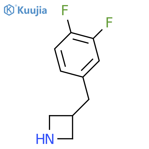 3-[(3,4-Difluorophenyl)methyl]azetidine structure