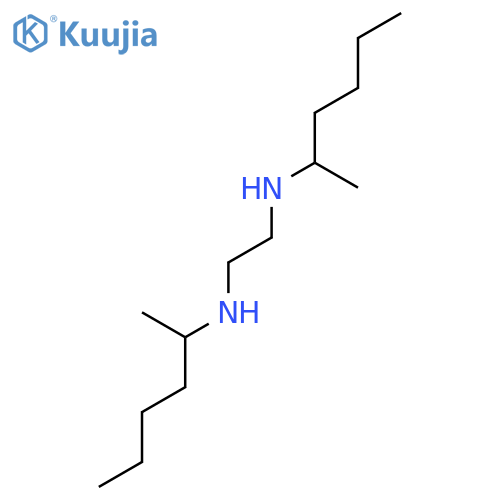N,N'-bis(1-methylpentyl)ethane-1,2-diamine structure