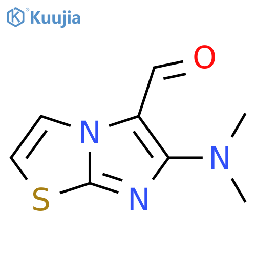 6-(Dimethylamino)imidazo[2,1-b][1,3]thiazole-5-carbaldehyde structure