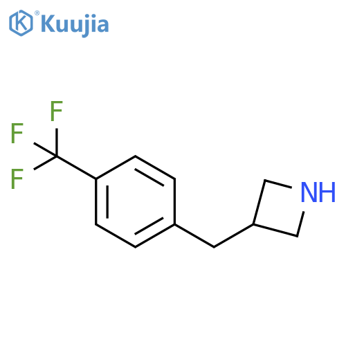 3-{[4-(trifluoromethyl)phenyl]methyl}azetidine structure